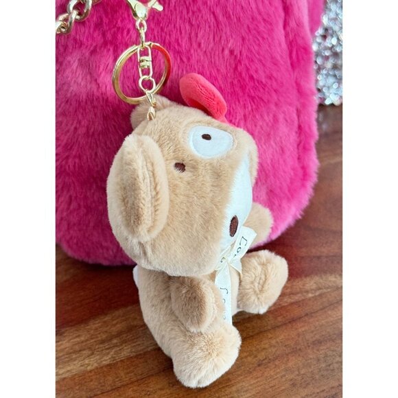 Hello Kitty Key Ring, Purse Accessory Accent Stuffed Teddy Bear Hello Kitty - Picture 7 of 7